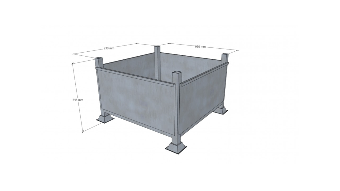 Road Form Stake Storage Bin